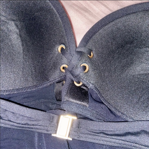 Black one piece bathing suit - Picture 3 of 4